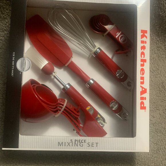 KitchenAid Other - Kitchenaid 5 Piece Mixing Set Red. Kitchenaid. Red. Cooking Utensils.